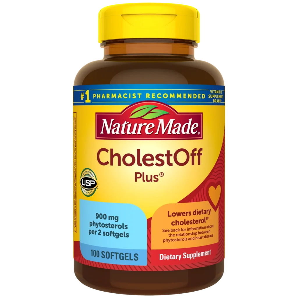 Picture of bottle of CholestOff Plus
